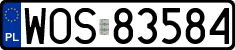 License plates of Poland, Regular car plates