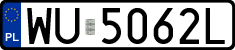 License plates of Poland, Regular car plates