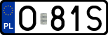 License plates of Poland, Regular car plates