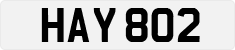 License plate of Cyprus, Regular plates