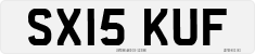 License plate of the United Kingdom, 2001 year system