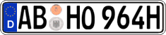 German license plate, Plates for oldtimers (type 