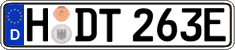 German license plate, Electric vehicles