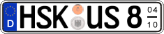 German license plate, Seasonal plates