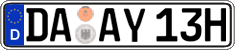 German license plate, Plates for oldtimers (type 