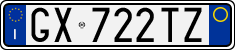 License plate of Italy, Cars (1994 year series)