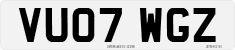 License plate of the United Kingdom, 2001 year system