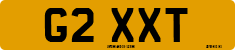 License plate of the United Kingdom, 1983 year system