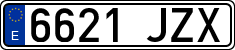 License plates of Spain, Ordinary (2000)