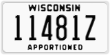 Wisconsin, Apportioned (12345A)