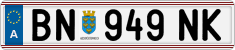 License plate of Austria, Regular plates