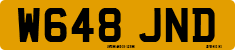 License plate of the United Kingdom, 1983 year system