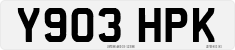 License plate of the United Kingdom, 1983 year system