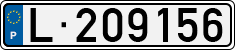 License plate of Portugal, Trailers
