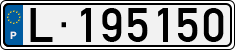 License plate of Portugal, Trailers
