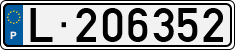 License plate of Portugal, Trailers