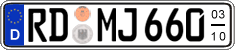 German license plate, Seasonal plates