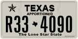 Texas, Apportioned vehicles (2012) (A12-3456)