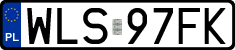 License plates of Poland, Regular car plates