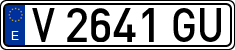 License plates of Spain, 1971 year series