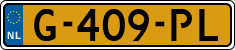 License plate of the Netherlands, Cars