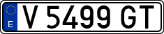 License plates of Spain, 1971 year series