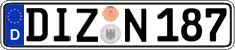 German license plate, Regular plates