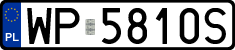 License plates of Poland, Regular car plates