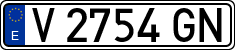 License plates of Spain, 1971 year series