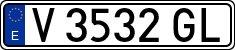 License plates of Spain, 1971 year series