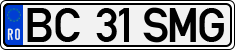 License plate of Romania, Regular plates