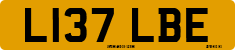 License plate of the United Kingdom, 1983 year system