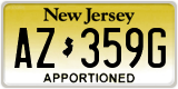 New Jersey, Specialty plates (XX-XXXX)