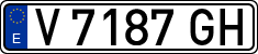 License plates of Spain, 1971 year series