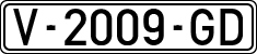 License plates of Spain, 1971 year series
