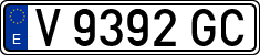 License plates of Spain, 1971 year series