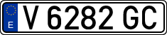 License plates of Spain, 1971 year series