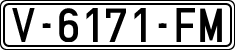License plates of Spain, 1971 year series