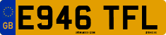License plate of the United Kingdom, 1983 year system