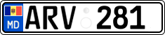 License plate of Moldova, Cars (2015)