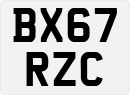 License plate of the United Kingdom, 2001 year system