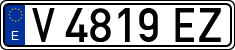 License plates of Spain, 1971 year series