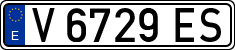 License plates of Spain, 1971 year series