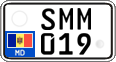 License plate of Moldova, Cars (2015)