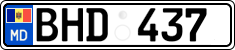 License plate of Moldova, Cars (2015)
