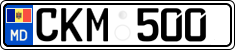 License plate of Moldova, Cars (2015)