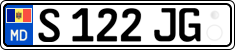 License plate of Moldova, Trailers (2015)