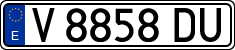 License plates of Spain, 1971 year series