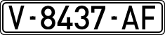 License plates of Spain, 1971 year series