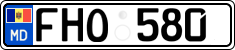 License plate of Moldova, Cars (2015)